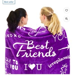 Best friends fleece blanket
